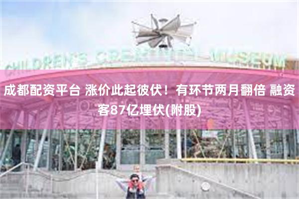 成都配资平台 涨价此起彼伏!有环节两月翻倍 融资客87亿埋伏(附股)