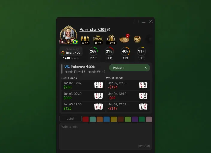 GGPoker桌面客户端与游戏内容展示